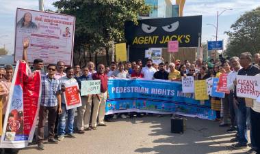 बालेवाडी येथे बालेवाडी वेल्फेअर फेडरेशनच्या वतीने पादचारी दिवस साजरा…