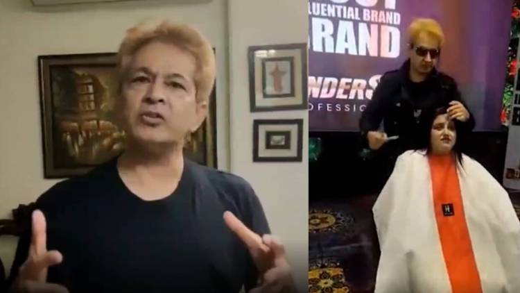 महिलेच्या केसांत थुंकणे जावेद हबीबला पडणार महागात ?